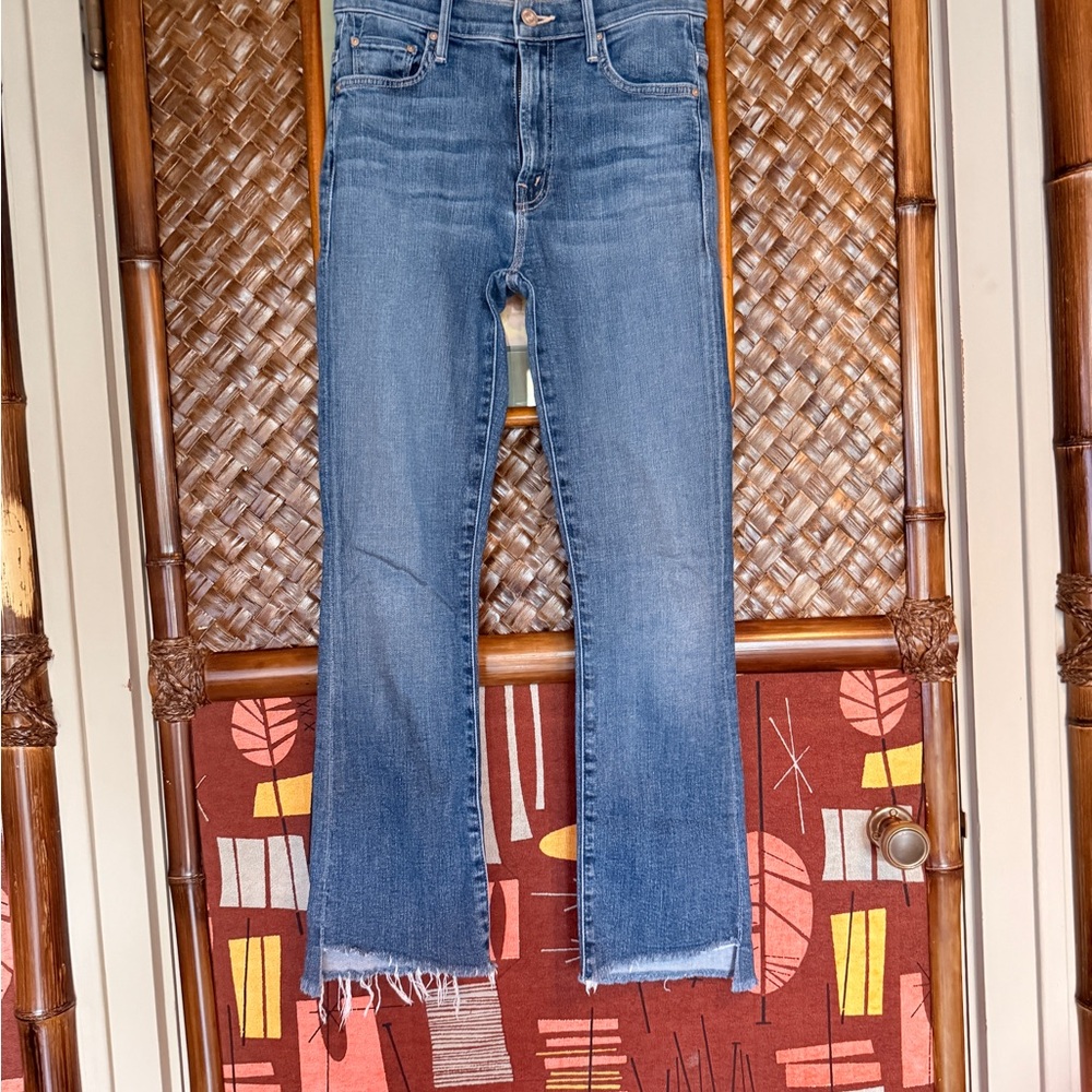 MOTHER Flare Jeans in Classic Blue